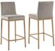 Inspire™ Diego Grey/Aged Gold 26" Counter Stool, Set Of 2-3