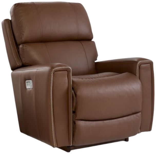 La-Z-Boy® Apollo Caramel Leather Power Rocking Recliner with Headrest