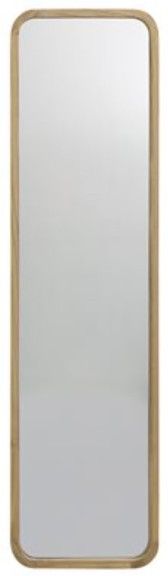 YHD Natural Brown Radian Full-Length Mirror-0