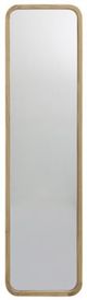 YHD Natural Brown Radian Full-Length Mirror-0