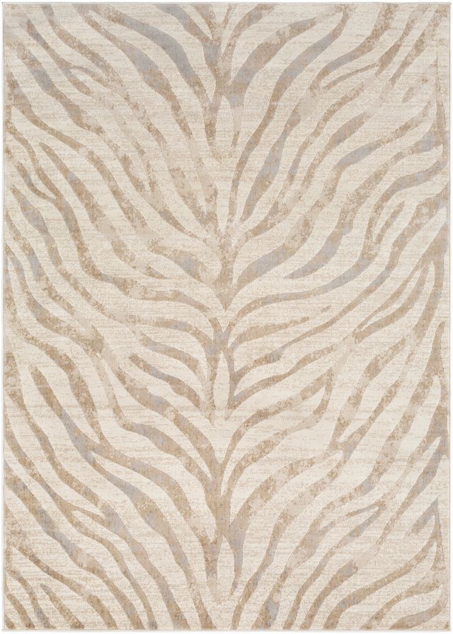 Surya City Beige Zebra 8'x10' Area Rug-0