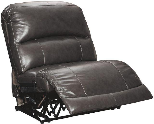 Signature Design by Ashley® Hallstrung 6-Piece Gray Power Reclining Right-Arm Facing Sectional and Chaise-3