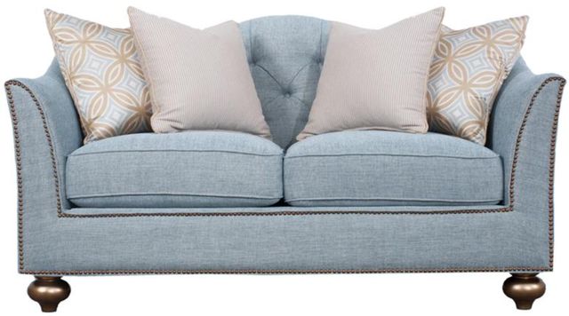 Magnussen Home® Janie Aqua Loveseat-2
