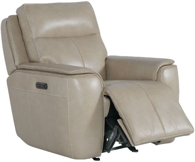 Bassett® Furniture Club Level Manteo Diamond Leather Power Glider Recliner -2