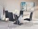 Mazin Furniture Peyton Black Side Dining Chair-2