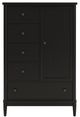 Ashley® Portdown Black Door Chest-3