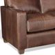 Campio Furniture Legacy Leather Lawrence Brown Sofa-1