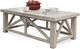 Riverside Furniture Aberdeen Weathered Worn White Coffee Table-0