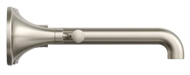 KOHLER® Tone™ Vibrant Brushed Nickel Wall-Mount Bathroom Sink Faucet Trim-2