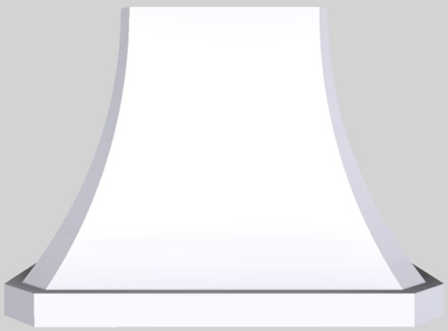 Vent-A-Hood® Designer Series 42" White Island Range Hood-0