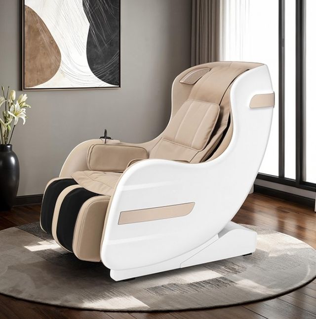 Furniture of America® Calmridge White Massage Chair-1