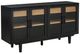 Coaster® Middleton 10-Piece Black/Brown Extension Leaf Dining Set-3