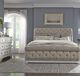 Liberty Furniture Abbey Park 3-Piece Antique White/Weathered Brown Queen Upholstered Sleigh Bedroom Set-1