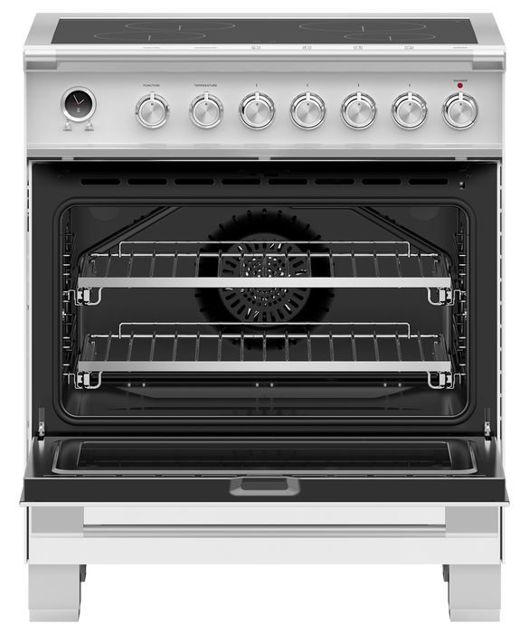 Fisher & Paykel Classic Series 9 30" White Pro Style Induction Range-1
