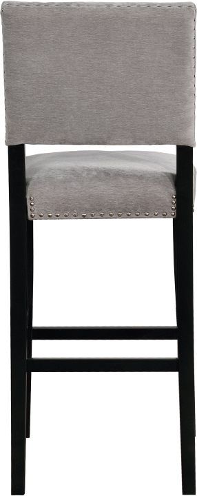 Linon Corey Dark Gray Washed Bar Stool-2