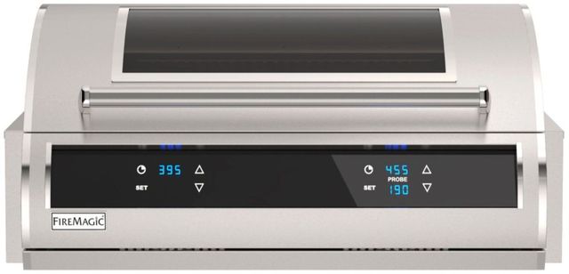 Fire Magic® 30" Stainless Steel Dual Control Built-In Electric Grill with Window-0
