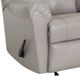 Franklin™ Harvey Capricorn Silver Leather Manual Rocker Recliner-2