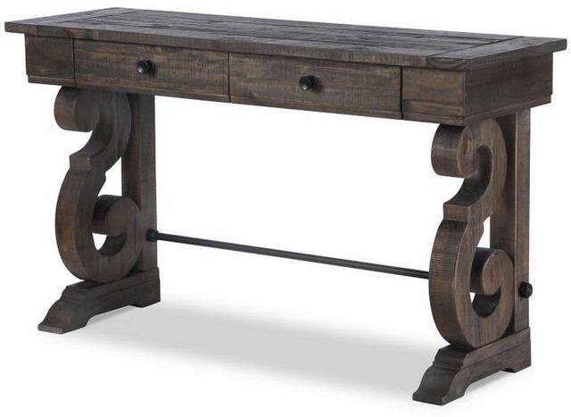Magnussen Home® Bellamy Peppercorn Rectangular Sofa Table-0