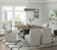 Elements International Jemma 7-Piece Beige/Gray Dining Table Set-1