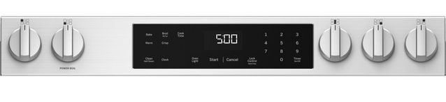 GE® 500 Series 30" Stainless Steel Slide In Gas Range-4