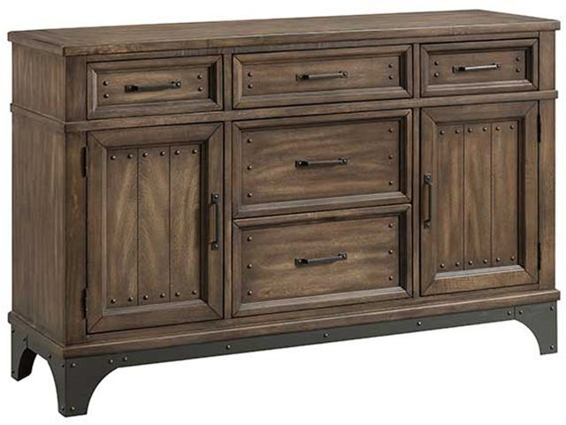Intercon Whiskey River Gunpowder Gray Sideboard-0