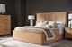 Universal Explore Home™ New Modern Walker Organic Natural Oak California King Panel Bed-1