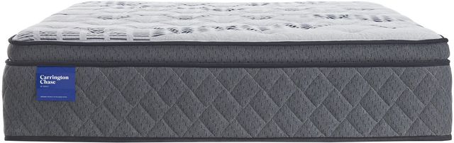 Sealy® Carrington Chase Colbalt 15" Wrapped Coil Plush Euro Pillow Top Queen Mattress-2