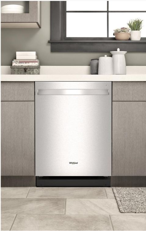 Whirlpool® 24" Fingerprint Resistant Stainless Steel Top Control Built In Dishwasher-6
