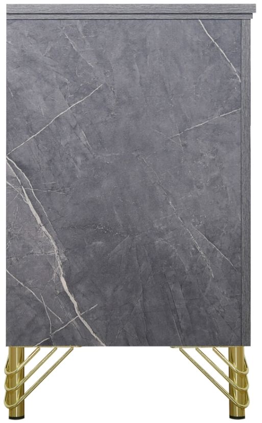 New Classic® Home Furnishings Symmetry Charcoal Nightstand-4