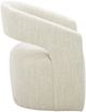 Moe's Home Collection Barrow White Mist Rolling Dining Chair-2