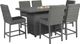 Signature Design by Ashley® Palazzo 7-Piece Gray Outdoor Dining Set-0