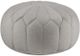 Olliix by Madison Park Grey Kelsey Round Pouf Ottoman-0