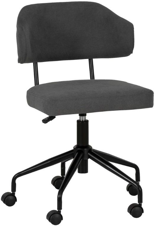 Linon Tanner Black Office Chair-0
