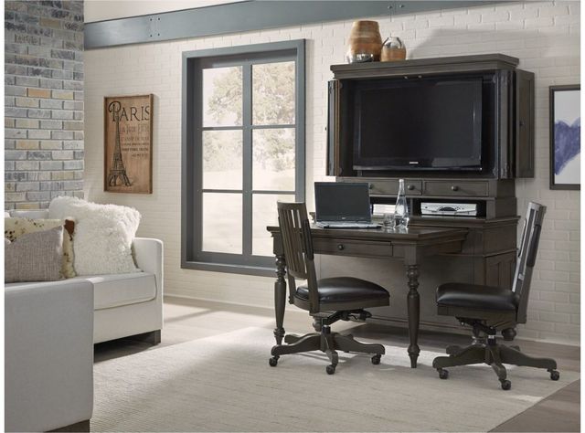 Aspenhome® Oxford Peppercorn 72" Writing Desk-1