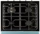 Unique® Appliances Classic Retro 30" Ocean Mist Turquoise Freestanding Gas Range with Convection Oven-3