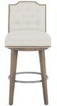 Fairfield® Customizable Dining Entree Empire 20" Short Back Swivel Bar Stool-1