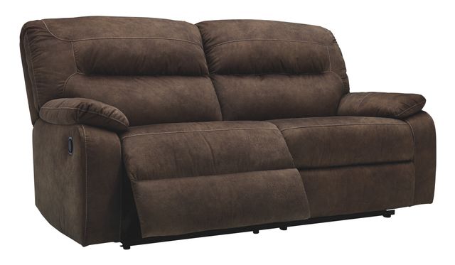Signature Design by Ashley® Bolzano Coffee Two Seat Reclining Sofa-0