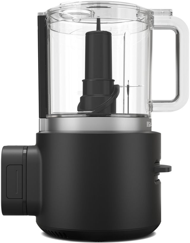 KitchenAid® Go™ 5-Cup Black Matte Cordless Food Processor-3