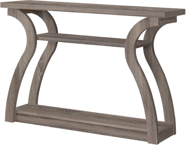Monarch Specialties Inc. 47"L Dark Taupe Hall Console Table -0