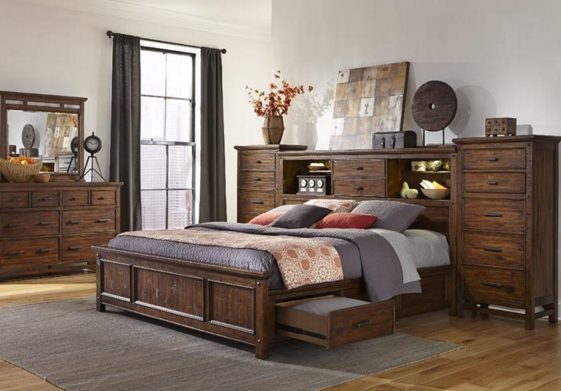 Intercon Wolf Creek Bedroom King/Queen Universal Rail-0