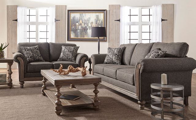 Hughes Furniture® 8725 3-Piece Brown Restoration Occasional Table Set-1