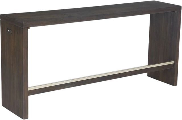 Modus Furniture Oxford Basalt Gray Gathering Table with USB Power-0
