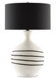 Currey & Company Nabdean Cream/Black/Blacksmith Table Lamp-0
