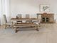 International Furniture Direct Marquez Beige/Brown Side Chair-1