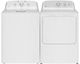 GE® White Agitator Top Load Washer & Electric Dryer Laundry Pair-0