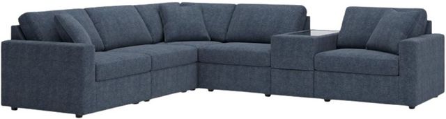 Modmax 6 Piece Modular Sectional with Storage Console