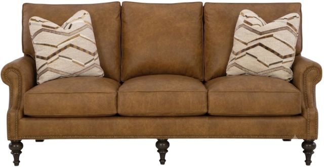 Craftmaster® Customizable CM Leather 89" Sofa-2