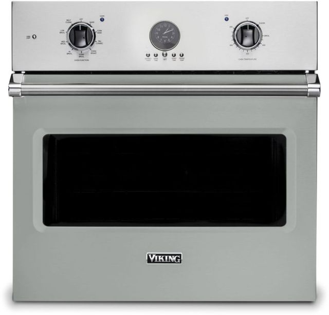 Viking® Professional 5 Series 30" Arctic Grey Built In Single Electric Premiere Wall Oven-0