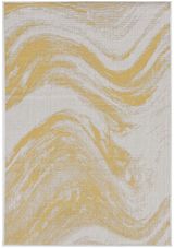 Ivory/Gold Strokes
