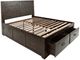 Jofran Inc. Jackson Lodge Brown Queen Panel Storage Bed-2